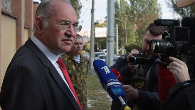 Председатель Коммунистической партии ДНР Борис Литвинов