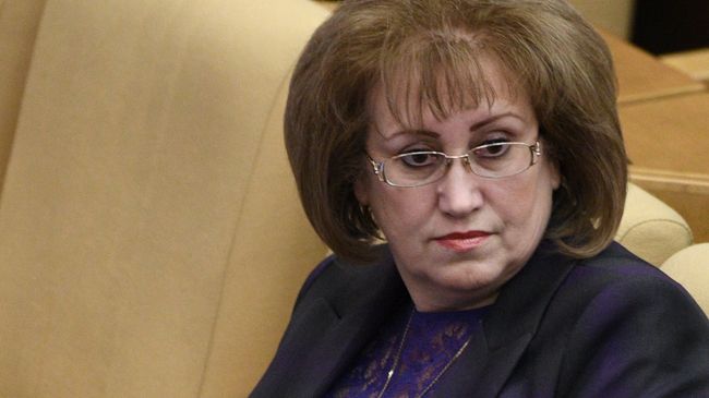 Депутат Государственной Думы РФ Вера Ганзя на пленарном заседании Государственной Думы РФ. Архивное фото