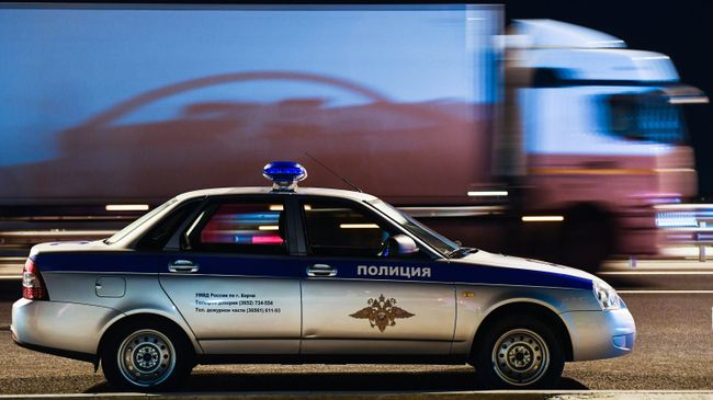 Машина полиции в Крыму. Архивное фото Машина полиции в Крыму. Архивное фото