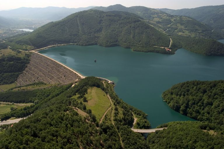 Водохранилище на Балканах Газиводе 