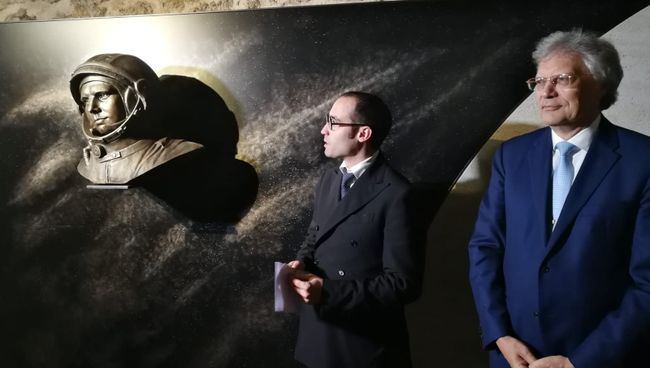 Открытие памятника Юрию Гагарину в Сан-Марино Открытие памятника Юрию Гагарину в Сан-Марино