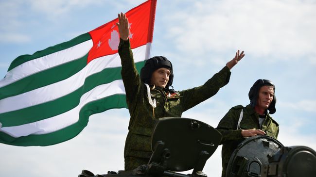 Парад в Сухуме
