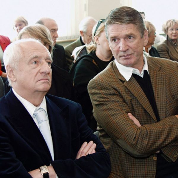 Марк Захаров и Александр Абдулов