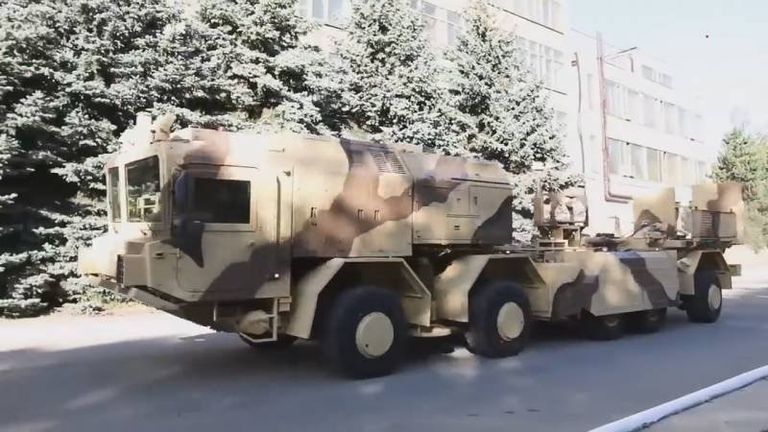 Пусковая установка Гром-2 без контейнеров с ракетами