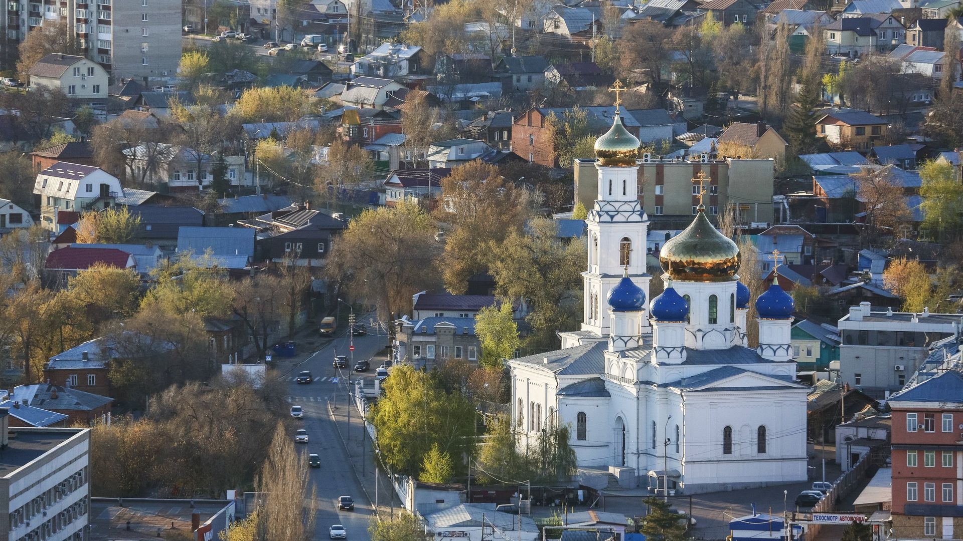 Вид на храм Сошествия Святого Духа на Апостолов в Саратове Вид на храм Сошествия Святого Духа на Апостолов в Саратове - РИА Новости, 1920, 03.10.2021