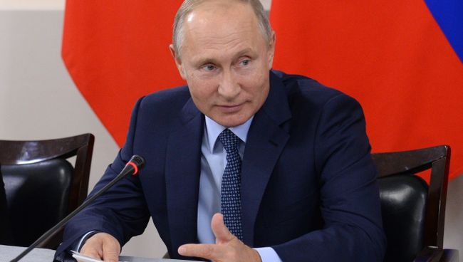 Президент РФ Владимир Путин. Архивное фото Президент РФ Владимир Путин. Архивное фото