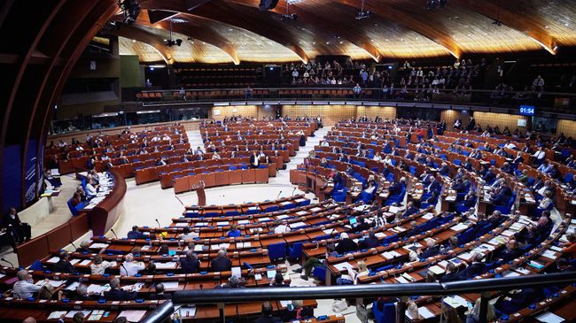 Пленарное заседание Парламентской ассамблеи Совета Европы. Архивное фото Пленарное заседание Парламентской ассамблеи Совета Европы. Архивное фото