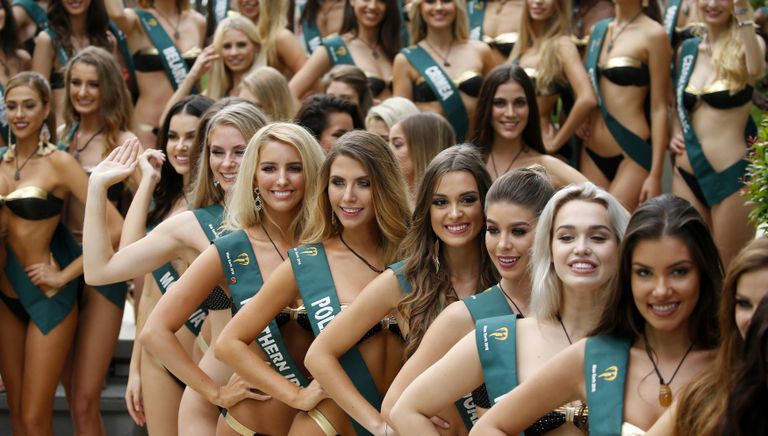 Фотосессия кандидаток на звание Мисс Земля в Маниле