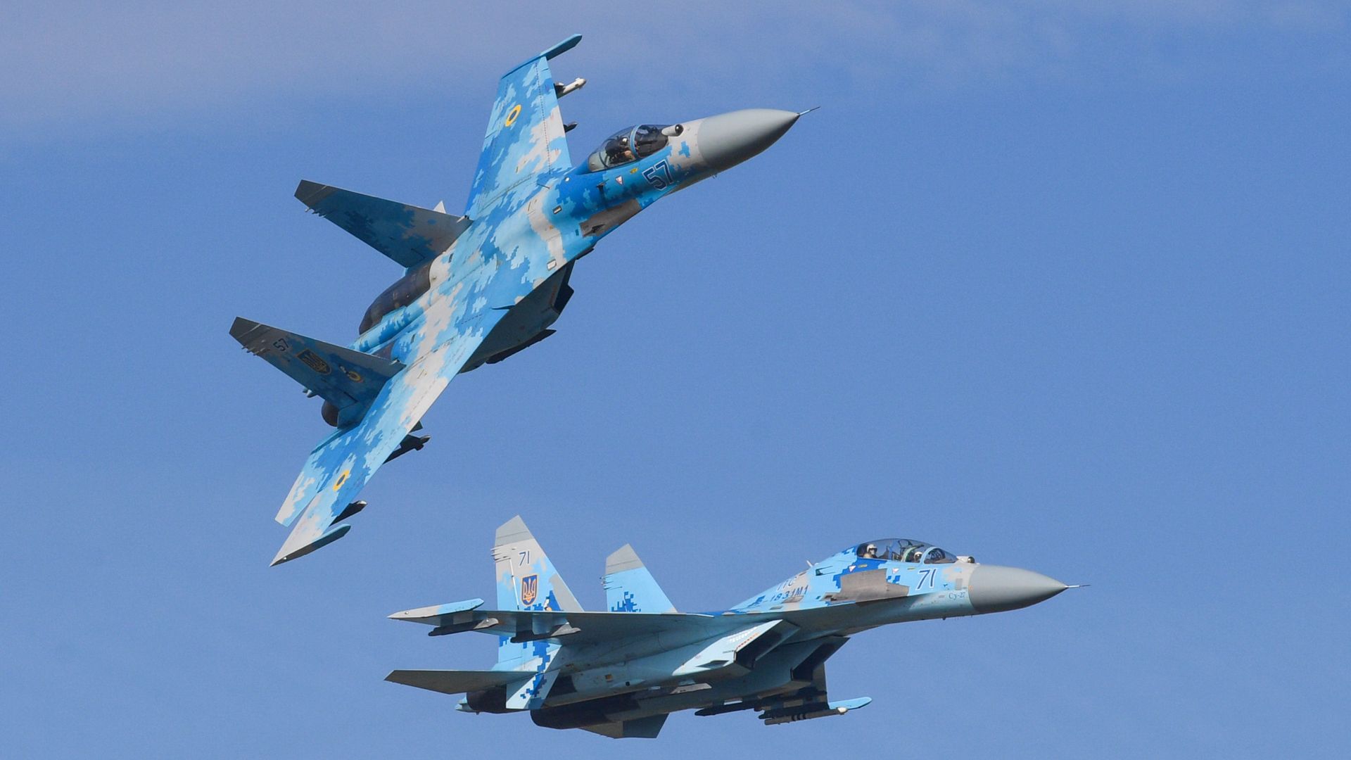 Истребители Су-27 ВВС Украины Истребители Су-27 ВВС Украины - РИА Новости, 1920, 22.12.2023