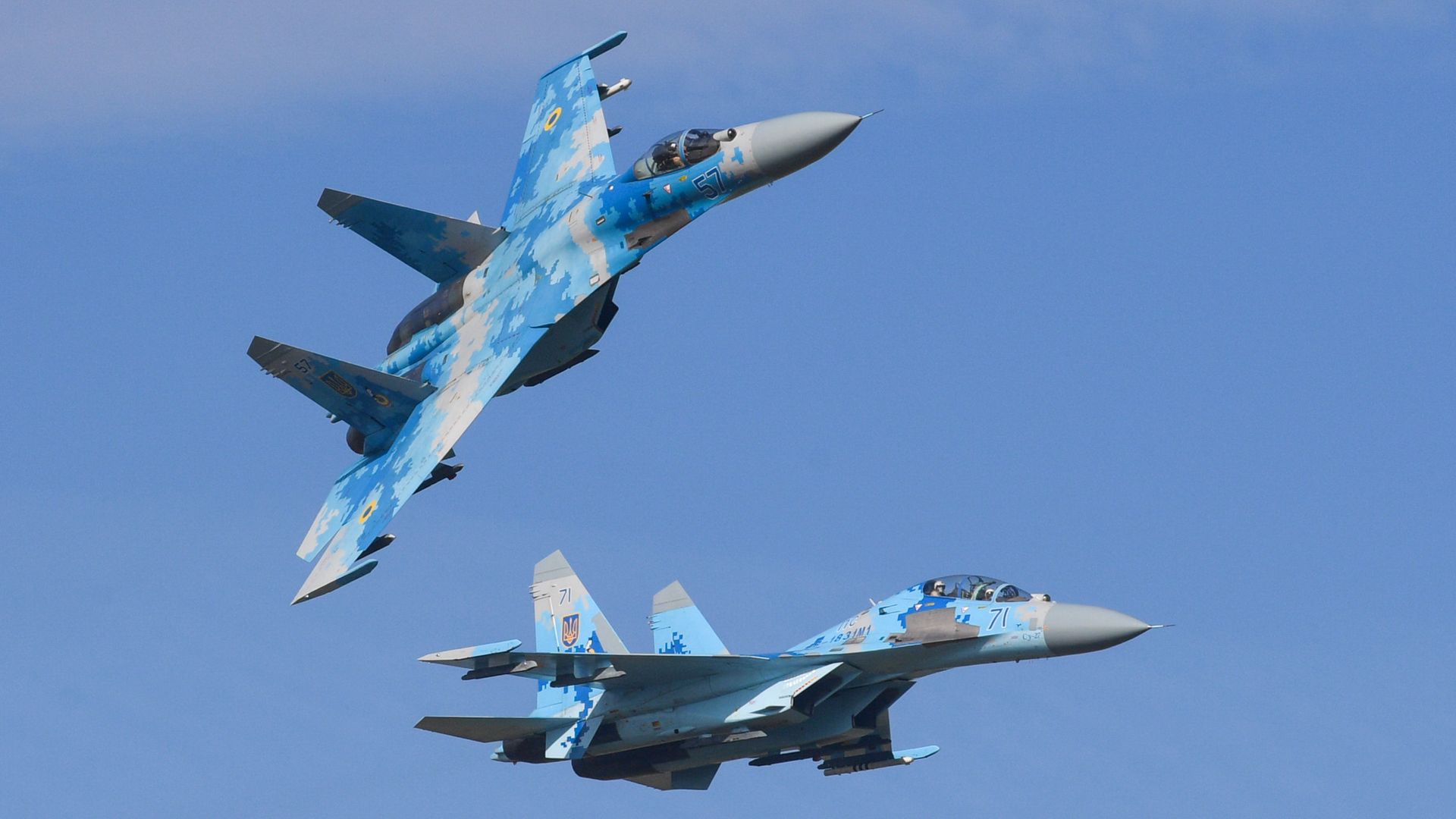 Истребители Су-27 ВВС Украины Истребители Су-27 ВВС Украины - РИА Новости, 1920, 14.05.2023