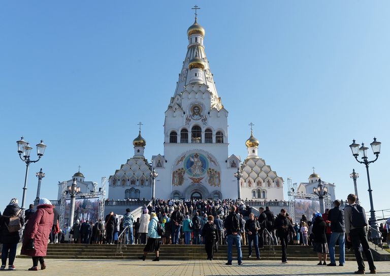 Минский храм-памятника во имя Всех святых и в память о жертвах, спасению Отечества нашего послуживших (Всехсвятская церковь). 14 октября 2018 Минский храм-памятника во имя Всех святых и в память о жертвах, спасению Отечества нашего послуживших (Всехсвятская церковь). 14 октября 2018