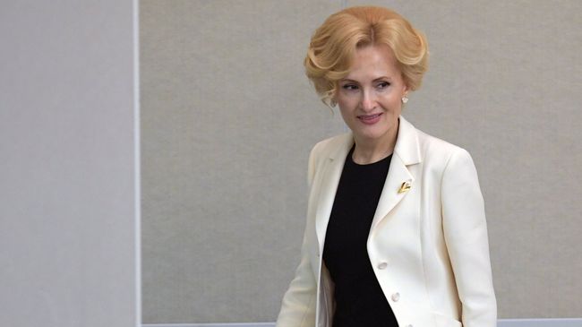Заместитель председателя Государственной Думы РФ Ирина Яровая на пленарном заседании Государственной Думы РФ. 16 октября 2018