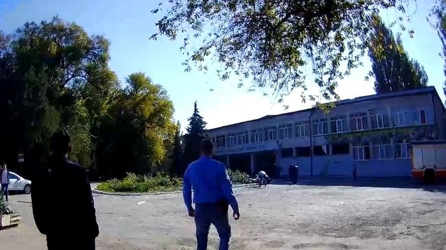 Керченский политехнический колледж, в котором произошел взрыв 