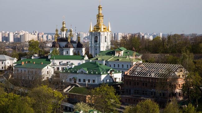 Киево-Печерская лавра. Архивное фото Киево-Печерская лавра. Архивное фото
