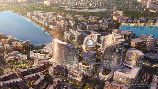 Проект умного города в Рублево-Архангельском от Nikken Sekkei Проект умного города в Рублево-Архангельском от Nikken Sekkei