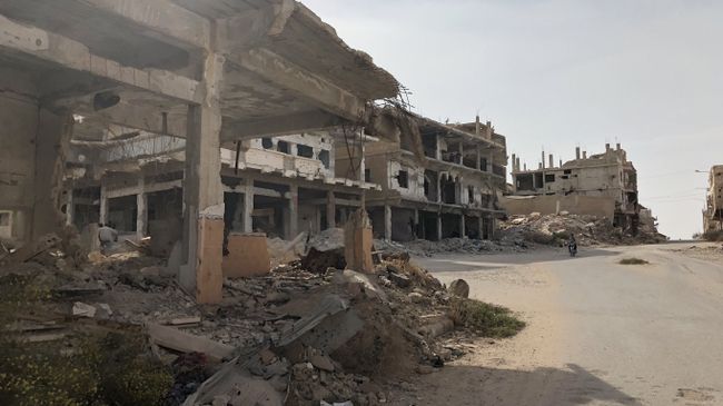 Старая часть города Дераа (Дераа-аль-Баляд), район, где началась сирийская война. Архивное фото Старая часть города Дераа (Дераа-аль-Баляд), район, где началась сирийская война. Архивное фото