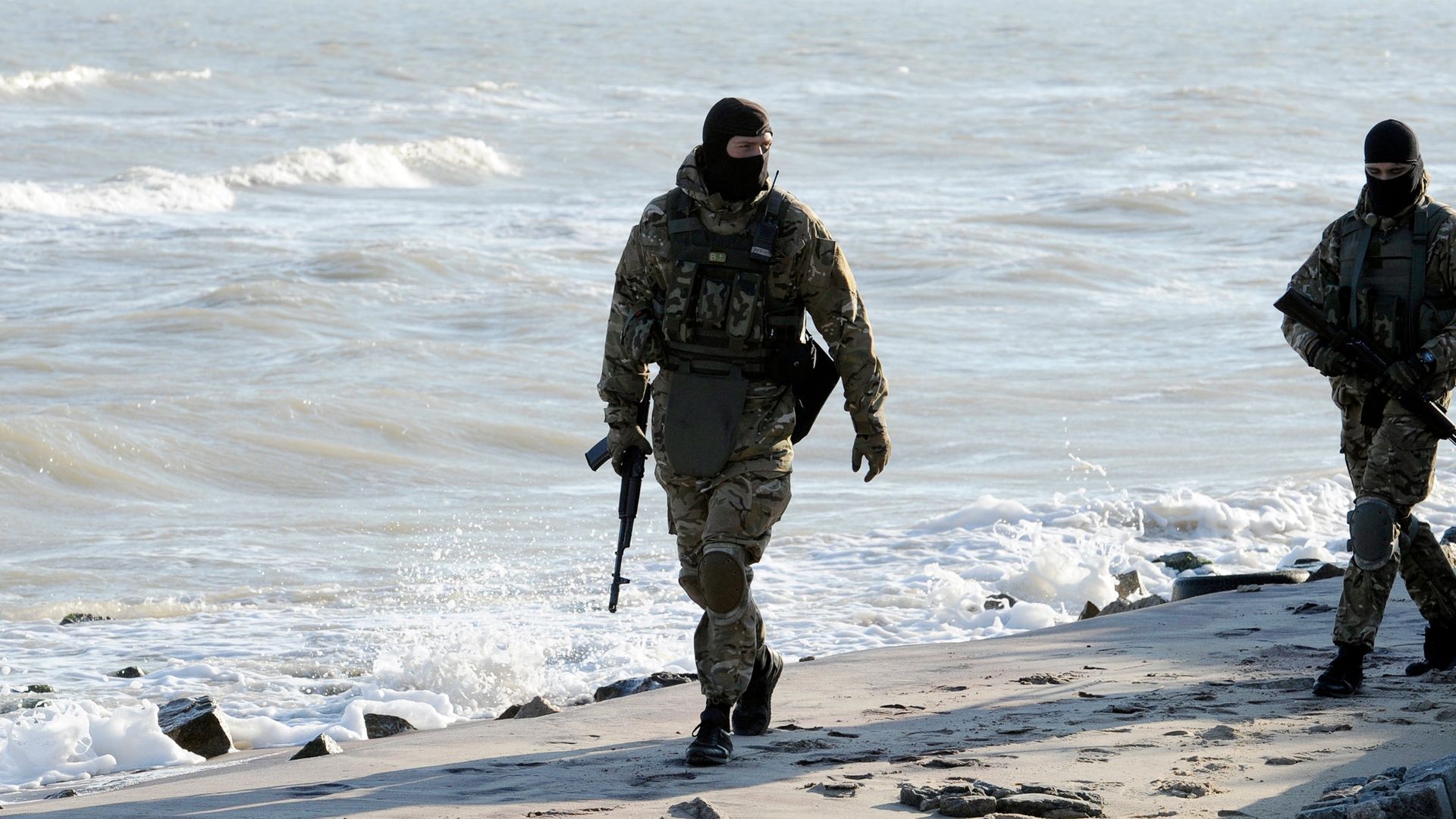 Украинские военные на побережье Азовского моря - РИА Новости, 1920, 02.06.2021