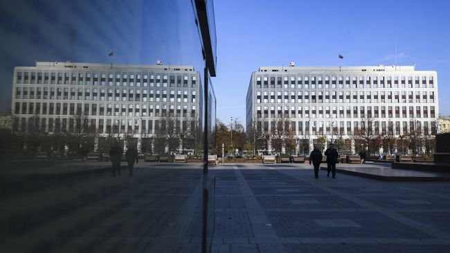 Вид на здание Министерства внутренних дел РФ Вид на здание Министерства внутренних дел РФ