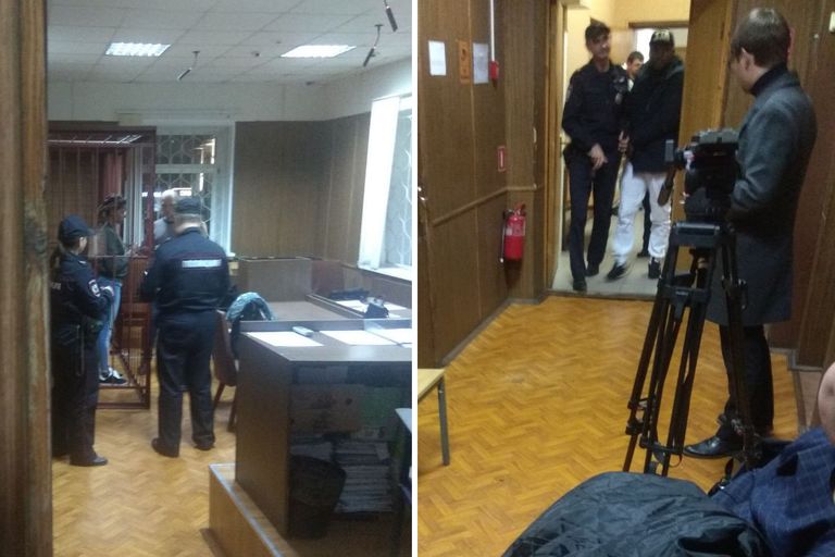 Подозреваемые в совершении сделки по купле-продаже девушки в зале суда Подозреваемые в совершении сделки по купле-продаже девушки в зале суда