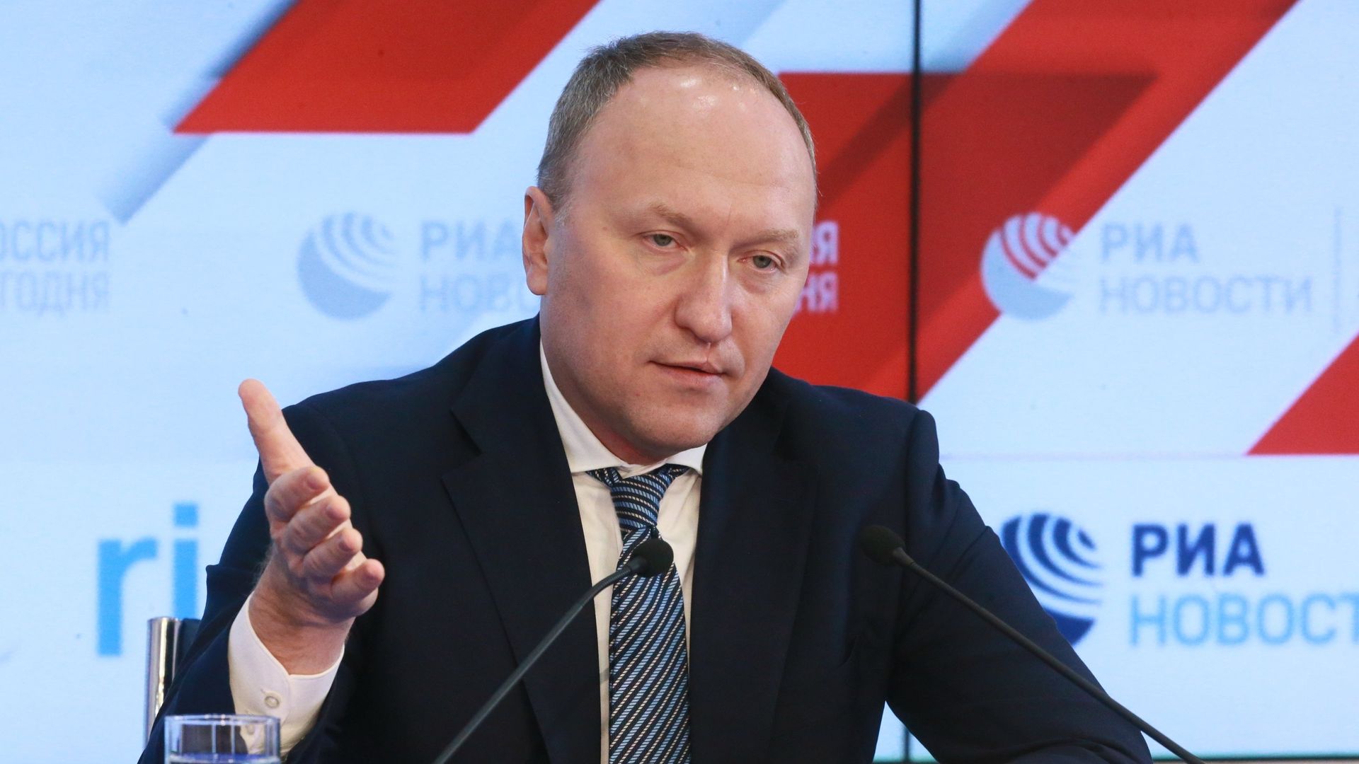 Руководитель Департамента строительства города Москвы Андрей Бочкарев во время пресс-конференции на тему: Город, удобный для людей – приоритет Департамента строительства города Москвы. 29 октября 2018  - РИА Новости, 1920, 24.09.2021