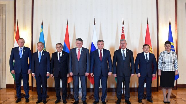 Участники Парламентской ассамблеи Организации Договора о коллективной безопасности во время заседания в Москве. 29 октября 2018 Участники Парламентской ассамблеи Организации Договора о коллективной безопасности во время заседания в Москве. 29 октября 2018