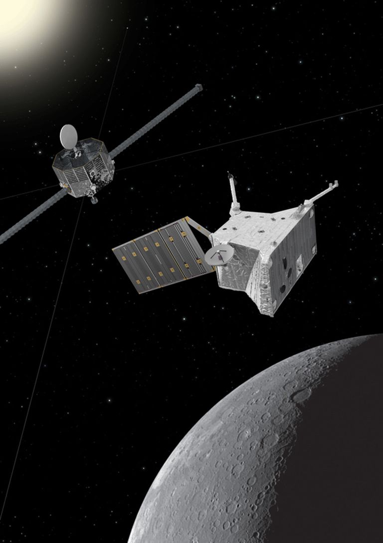 Миссия BepiColombo на Меркурии Миссия BepiColombo на Меркурии
