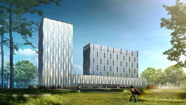 Проект гостиницы Novotel на Ленинградском шоссе в Москве