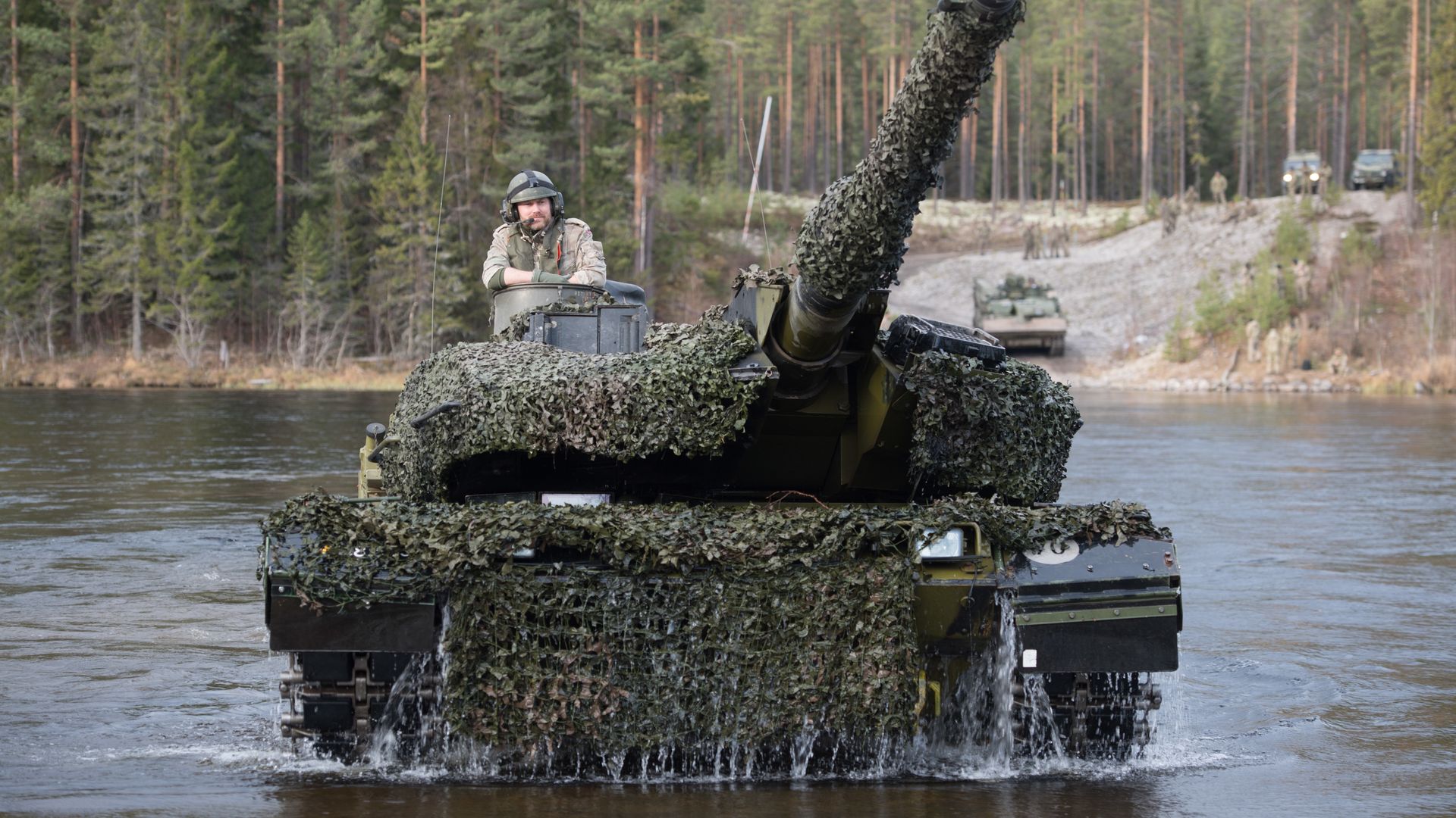 Датский танк Leopard 2 Датский танк Leopard 2 - РИА Новости, 1920, 22.09.2023
