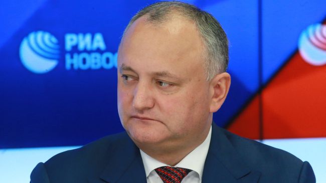 Президент Молдавии Игорь Додон. Архивное фтоо Президент Молдавии Игорь Додон. Архивное фтоо