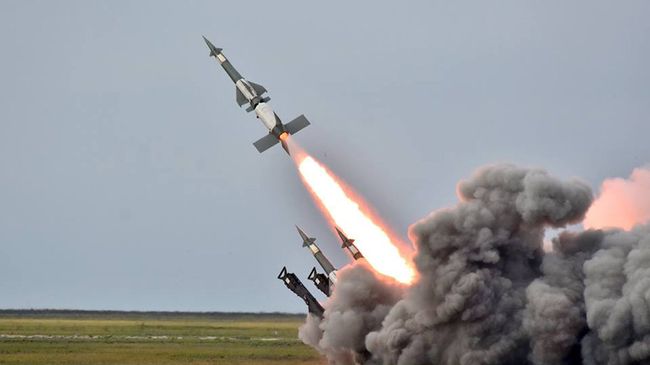 Ракетные учения в Херсонской области, Украина Ракетные учения в Херсонской области, Украина