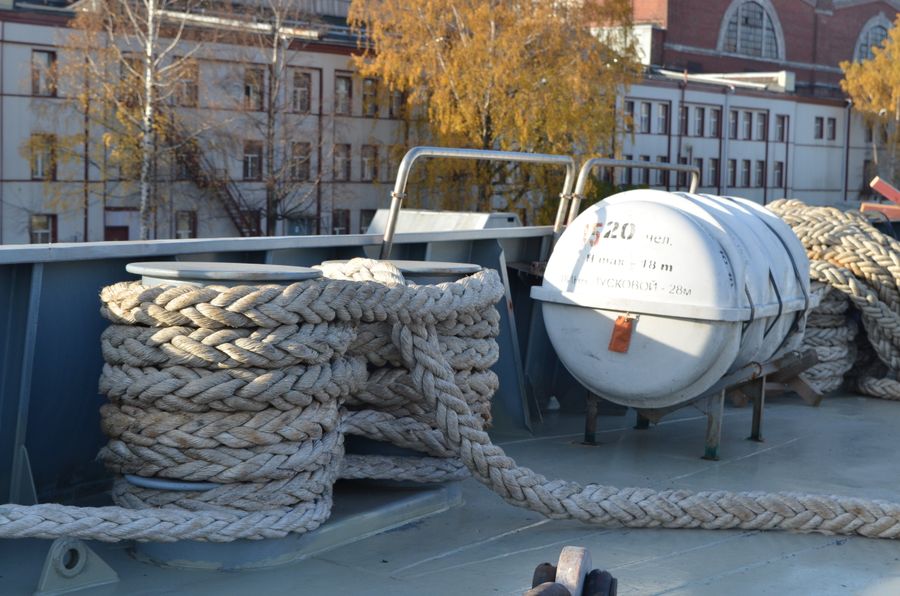 На палубе фрегата «Адмирал флота Касатонов».
