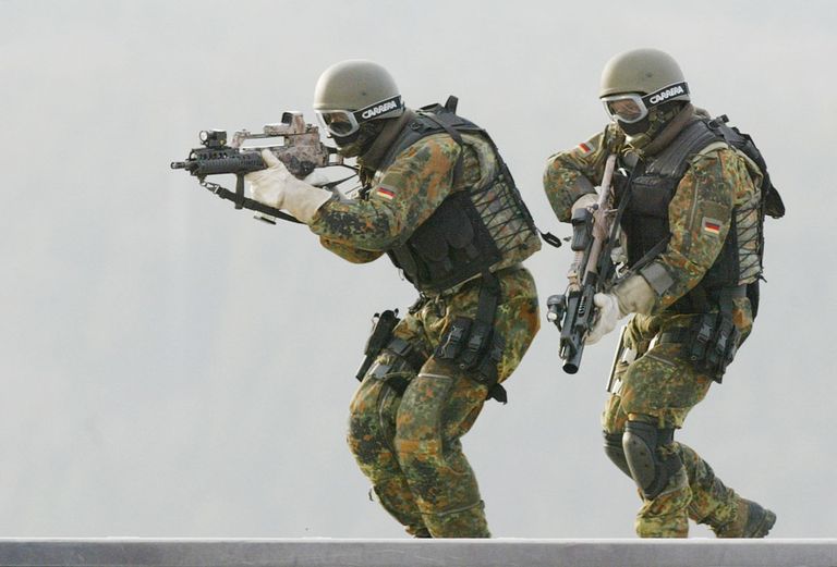 Сотрудники элитного подразделения бундесвера KSK