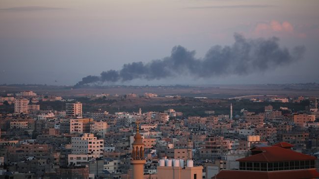 Ракетный удар Израиля по территории провинции Дамаск, Сирия