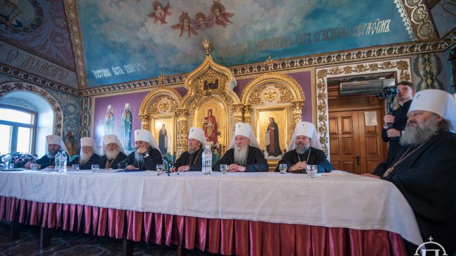 Заседание Священного Синода Украинской православной церкви в Киеве, Украина. 13 ноября 2018 Заседание Священного Синода Украинской православной церкви в Киеве, Украина. 13 ноября 2018