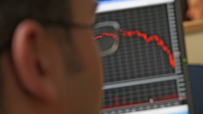 Индекс РТС на открытии упал на 0,54%, ММВБ - на 0,38%
