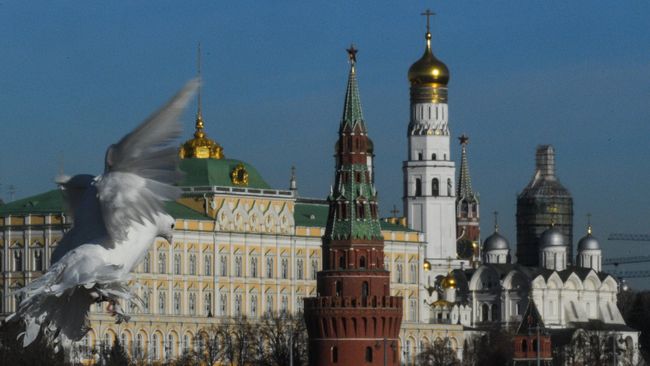 Голуби на Патриаршем мосту в Москве Голуби на Патриаршем мосту в Москве