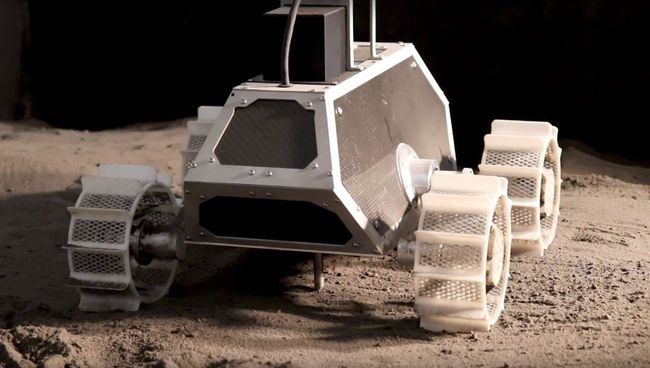 Луноход Prospector, создаваемый компанией Lunar Outpost для поиска полезных ископаемых на Луне Луноход Prospector, создаваемый компанией Lunar Outpost для поиска полезных ископаемых на Луне