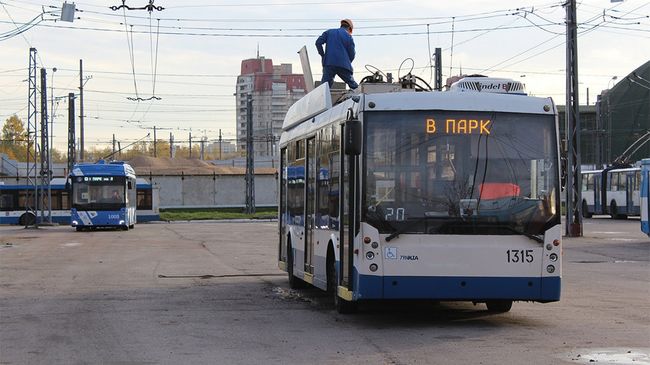 Троллейбус ГУП Горэлектротранс Санкт-Петербурга