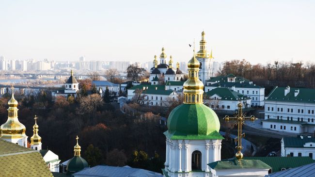 Киево-Печерская лавра в Киеве. Архивное фото Киево-Печерская лавра в Киеве. Архивное фото