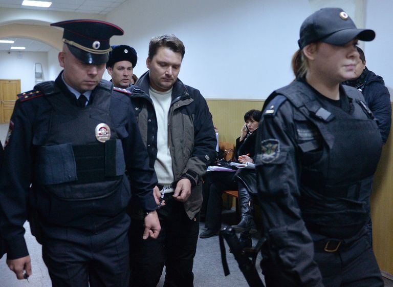 Диспетчер аэропорта Внуково Александр Круглов в суде Диспетчер аэропорта Внуково Александр Круглов в суде