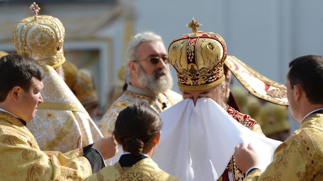 Представители Украинской православной церкви. Архивное фото Представители Украинской православной церкви. Архивное фото