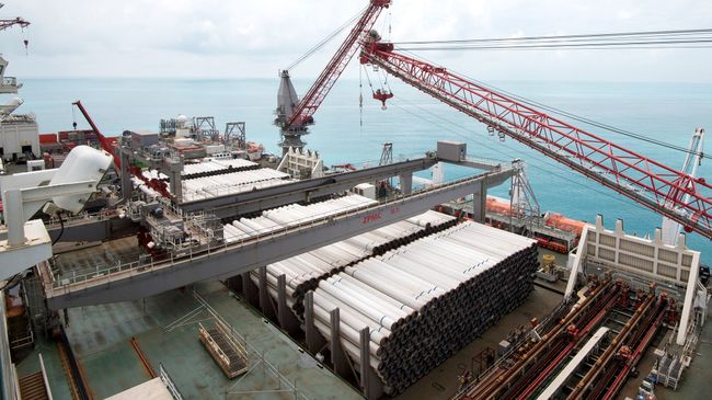Строительство газопровода Турецкий поток Строительство газопровода Турецкий поток