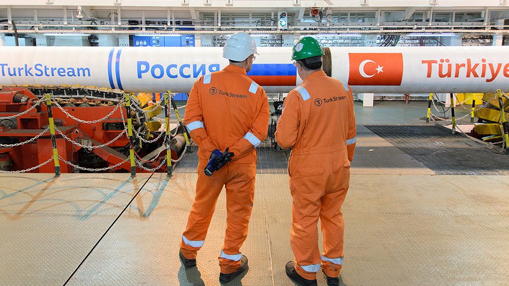 Символический сварной шов Турецкого потока Символический сварной шов Турецкого потока - РИА Новости, 1920, 22.10.2022