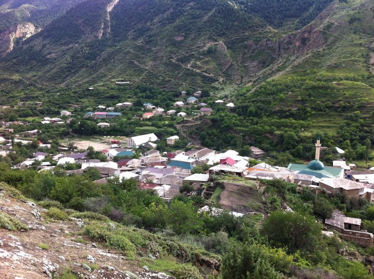 Село Балахани в Унцукульском районе Дагестана