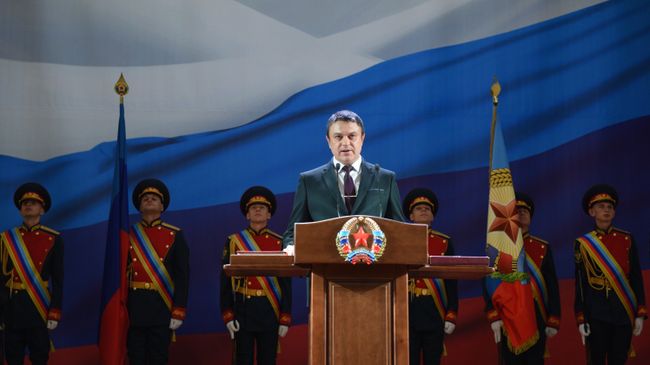 Глава Луганской народной республики Леонид Пасечник. Архивное фото