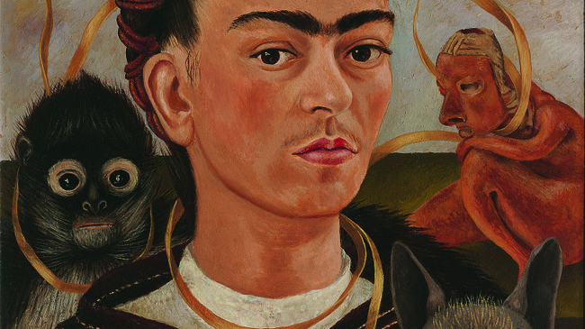 Фрида Кало. Автопортрет с обезьянкой. 1945 Фрида Кало. Автопортрет с обезьянкой. 1945