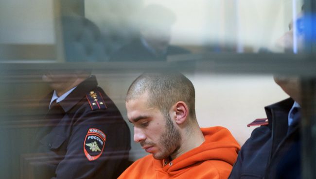 Рэп-исполнитель Хаски во время рассмотрения административного дела в Первомайском районном суде Краснодара. 22 ноября 2018