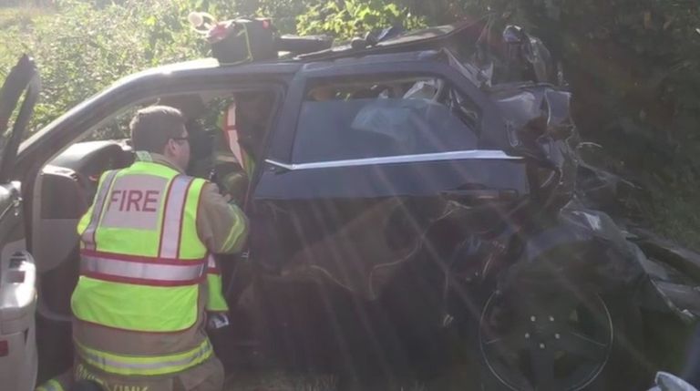 Автомобиль после аварии в которую попала Лила Делайн Автомобиль после аварии в которую попала Лила Делайн