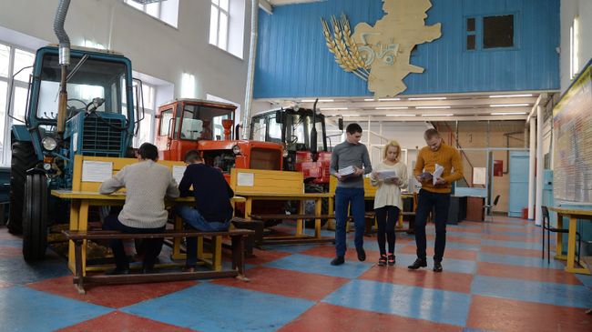 Студенты на занятиях