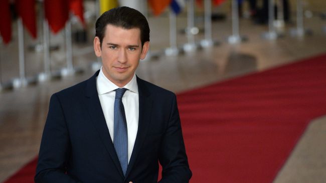 Канцлер Австрии Себастьян Курц Канцлер Австрии Себастьян Курц